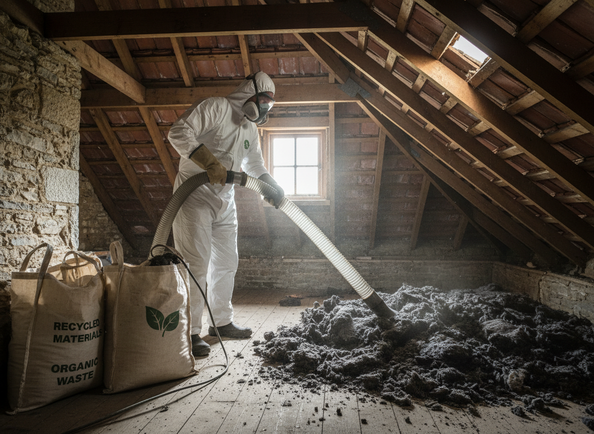 Environmentally Friendly Insulation Removal in Torquay, Devon