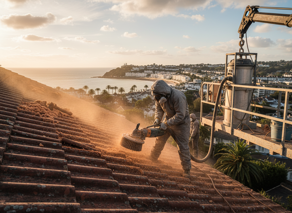 Roof Spray Foam Removal in Torquay, Devon